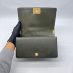 Boy 25 Lambskin Dark Green Ghw