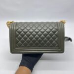Boy 25 Lambskin Dark Green Ghw