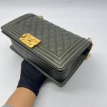 Boy 25 Lambskin Dark Green Ghw