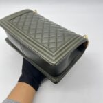 Boy 25 Lambskin Dark Green Ghw