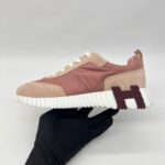 Bouncing Sneakers Prachute Fabric/Suede Rose