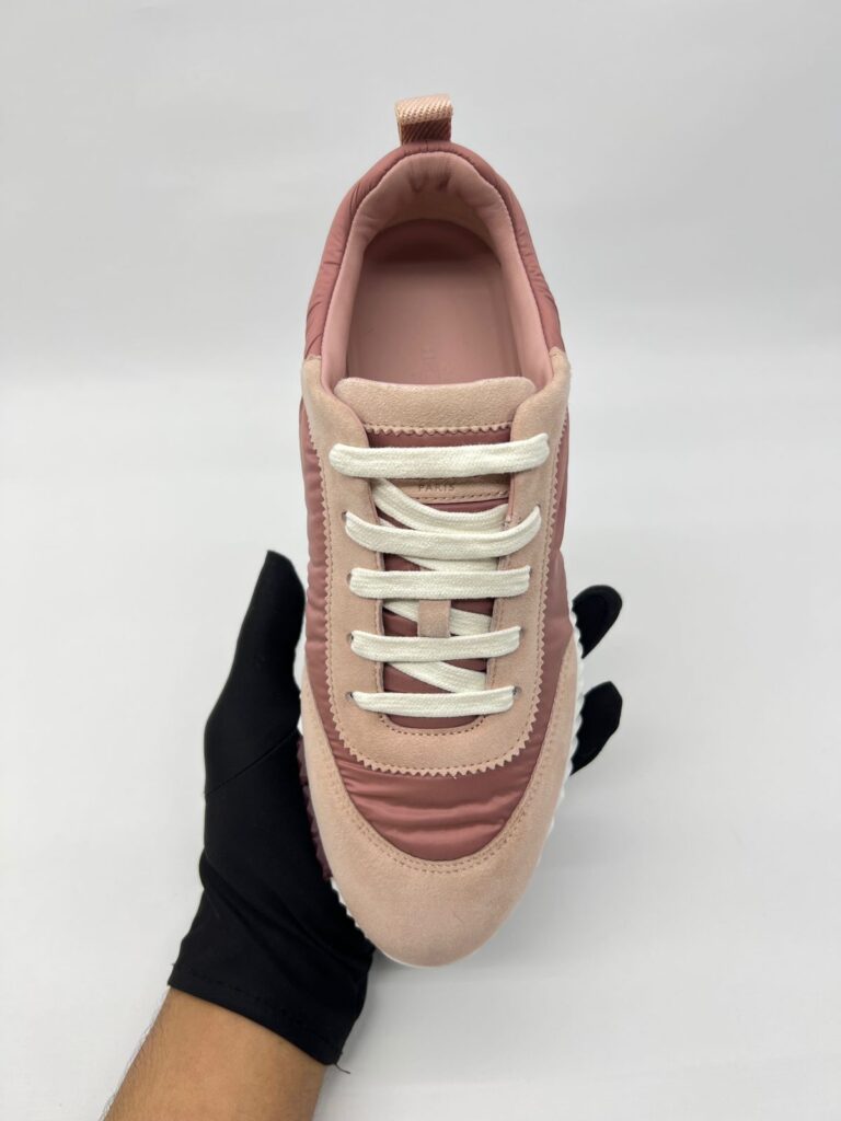 Bouncing Sneakers Prachute Fabric/Suede Rose
