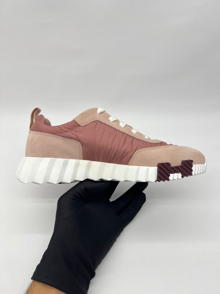 Bouncing Sneakers Prachute Fabric/Suede Rose