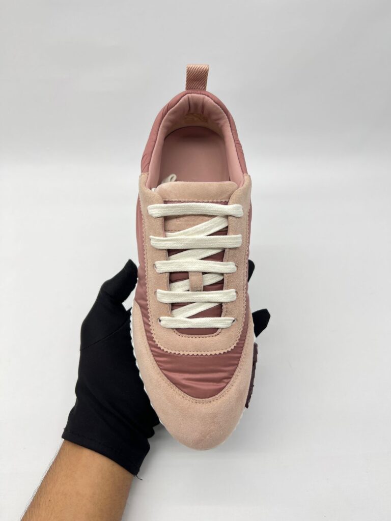 Bouncing Sneakers Prachute Fabric/Suede Rose