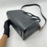 Small Antigona Grained Black Shw