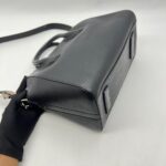 Small Antigona Grained Black Shw