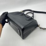 Small Antigona Grained Black Shw