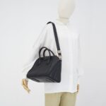 Small Antigona Grained Black Shw