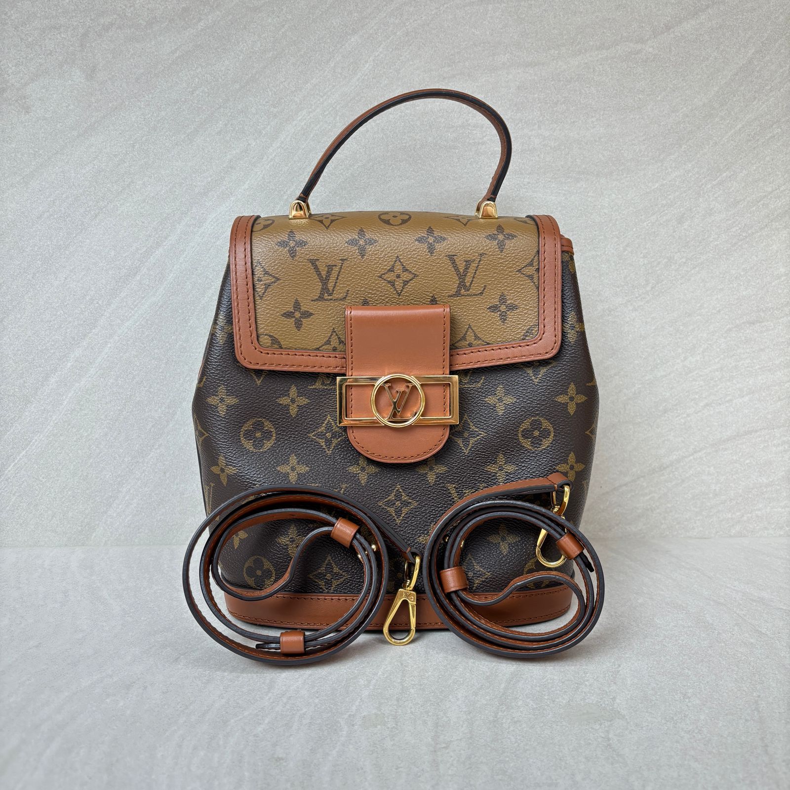 Dauphine Backpack Monogram Reverse Ghw