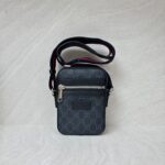 Mini Messenger Supreme Canvas Black Grey