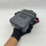 Mini Messenger Supreme Canvas Black Grey