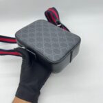 Mini Messenger Supreme Canvas Black Grey