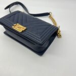 Boy 25 Caviar Navy GHW