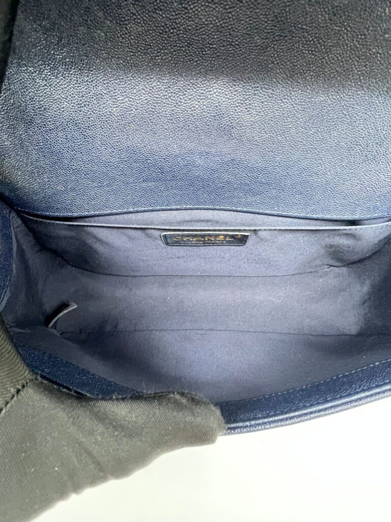 Boy 25 Caviar Navy GHW