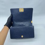 Boy 25 Caviar Navy GHW