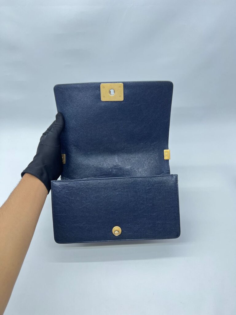 Boy 25 Caviar Navy GHW