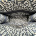 Large Book Tote Canvas Blue Oblique