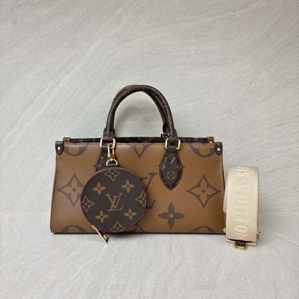 OTG East West Giant Monogram Reverse GHW