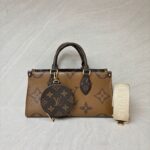 OTG East West Giant Monogram Reverse GHW