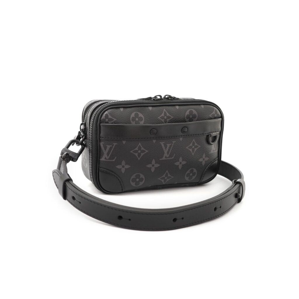 Alpha Wearable Wallet Monogram Eclipse All Black