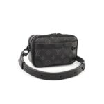 Alpha Wearable Wallet Monogram Eclipse All Black