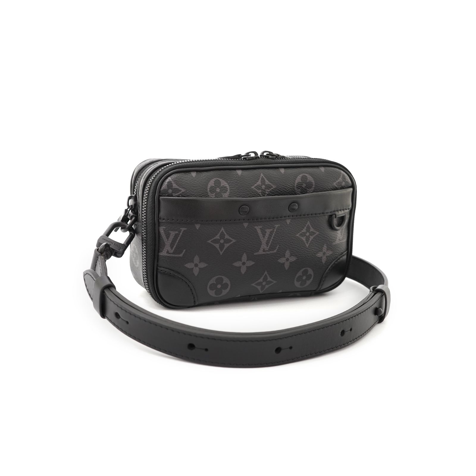 Alpha Wearable Wallet Monogram Eclipse All Black