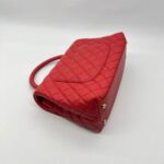 Coco Handle Medium Caviar Red