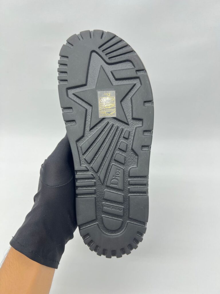 Dioract Sandal Canvas Houndstooth Black White 