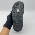 Dioract Sandal Canvas Houndstooth Black White 