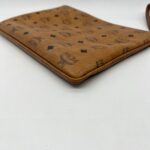 Flat Clutch Geo Laurel Visetos Cognac Embroidered