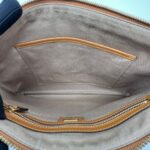 Pochette Rabbit Visetos Cognac