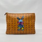 Pochette Rabbit Visetos Cognac