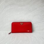 Large Wallet Tessuto Nylon Rosso