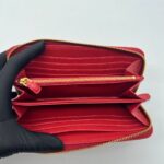 Large Wallet Tessuto Nylon Rosso