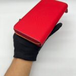 Large Wallet Tessuto Nylon Rosso