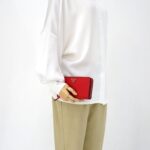 Large Wallet Tessuto Nylon Rosso