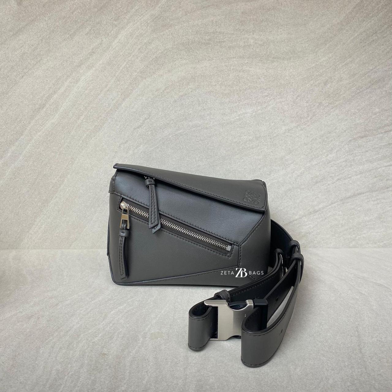 Puzzle Mini Bumbag Dark Brown