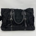 Gaufre Shoulder Bag Nylon Black