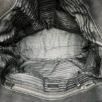 Gaufre Shoulder Bag Nylon Black