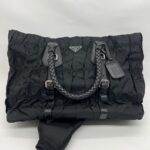 Gaufre Shoulder Bag Nylon Black