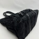 Gaufre Shoulder Bag Nylon Black