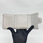 Chanel Trifold Wallet Caviar Light Grey