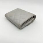 Chanel Trifold Wallet Caviar Light Grey