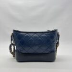 Small Gabrielle Lambskin Blue Black