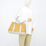 Hermes Garden Party 36 Negonda Canvas Craie Jaune PHW