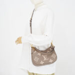 Louis Vuitton Bagatelle NM Monogram Empreinte Tourterelle Crème GHW