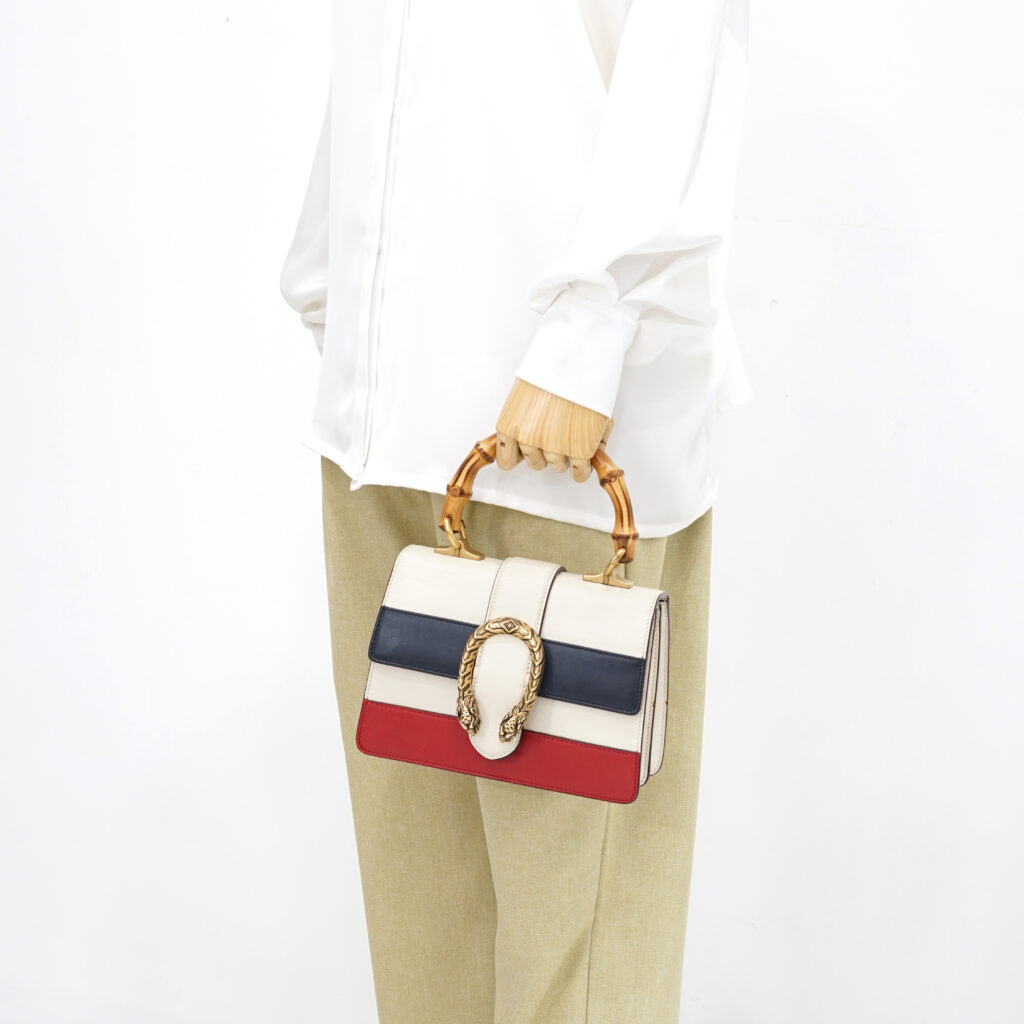 Gucci Dionysus Bamboo White Tricolor GHW