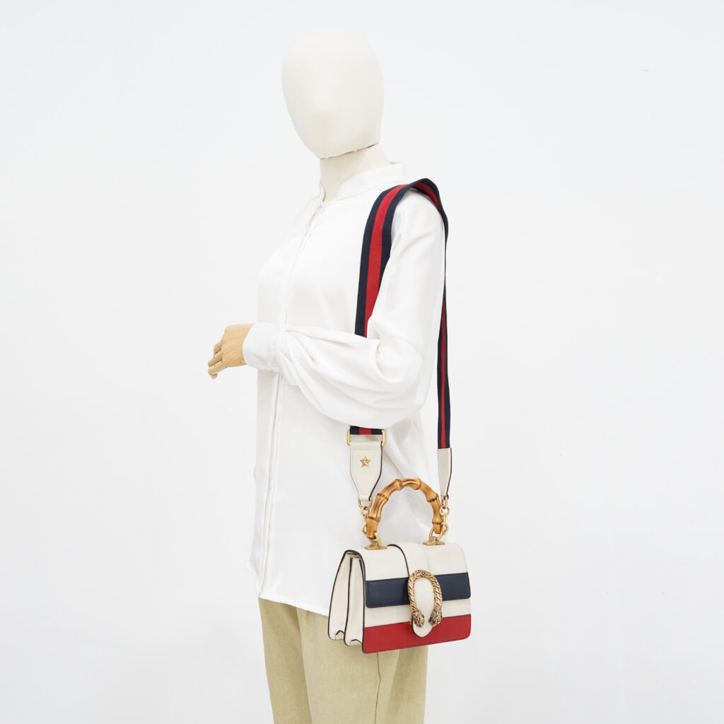 Gucci Dionysus Bamboo White Tricolor GHW
