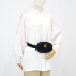 Gucci Marmont Belt Bag Black GHW