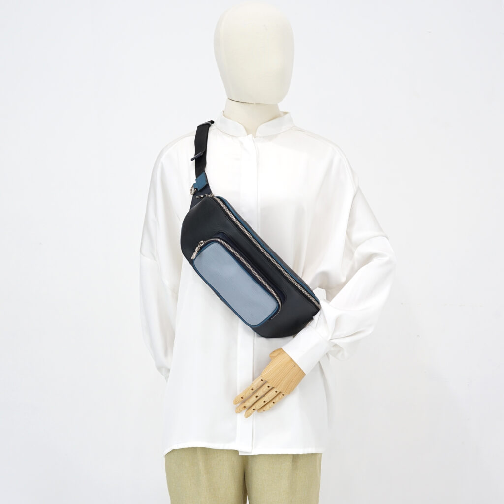 Louis Vuitton Bumbag Epi Blue Monogram Eclipse